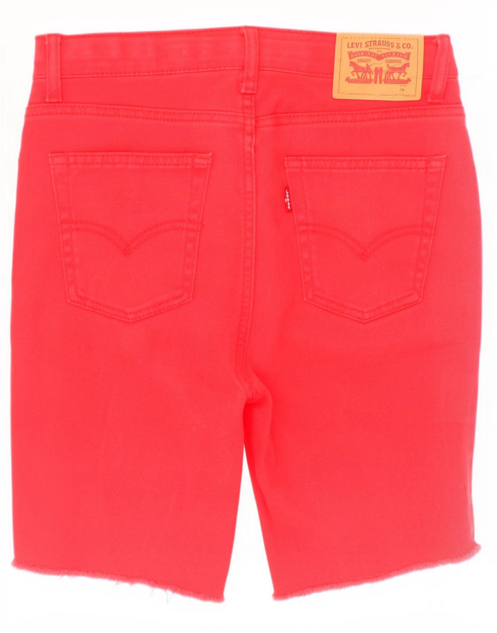 Shorts jeans Levi's Boys 511 13-14 anos W28 algodão vermelho