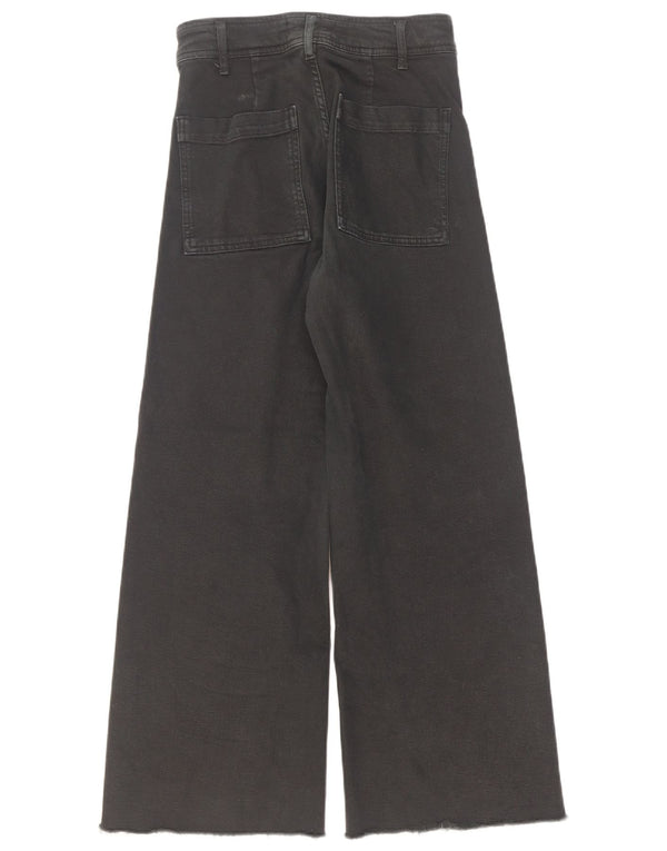 Zara Jeans feminino The Marine Straight EU 36 XS W26 L27 preto