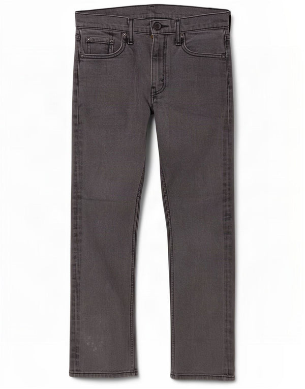 Calça jeans masculina Levi's 513 Slim Straight W29 L30 cinza algodão