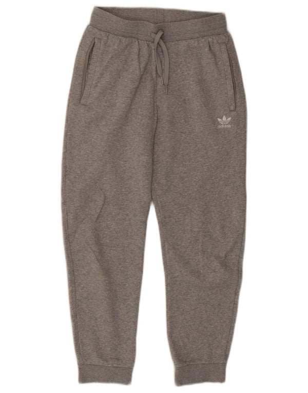 Adidas Meninas Calças de Treino Joggers 11-12 Anos Cinza Algodão