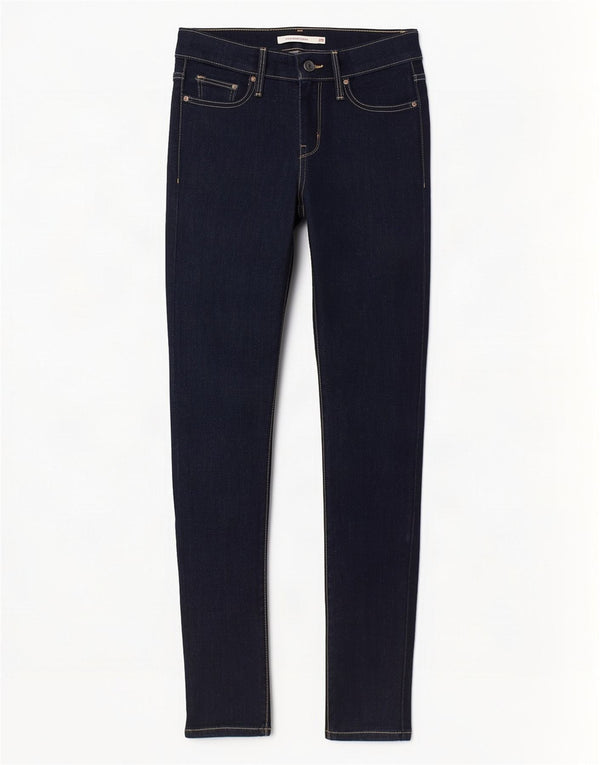Calça jeans skinny slimming feminina Levi's W25 L32 algodão azul marinho