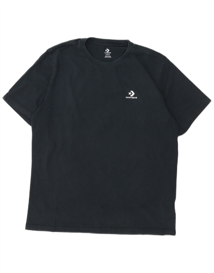 Camiseta masculina Converse Top grande preto