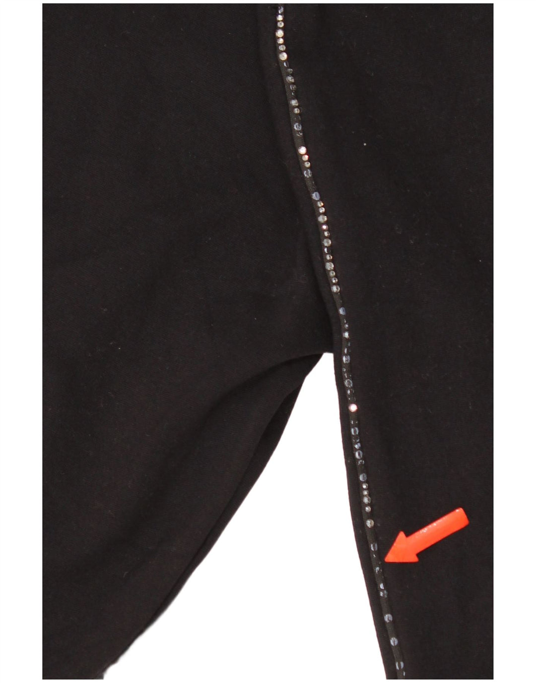 Leggings femininas Marks & Spencer Reino Unido 8 pequenas viscose preta