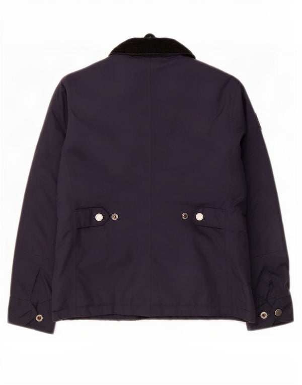 Jaqueta Barbour Boys Racer 6-7 Anos Pequeno Poliéster Azul Marinho