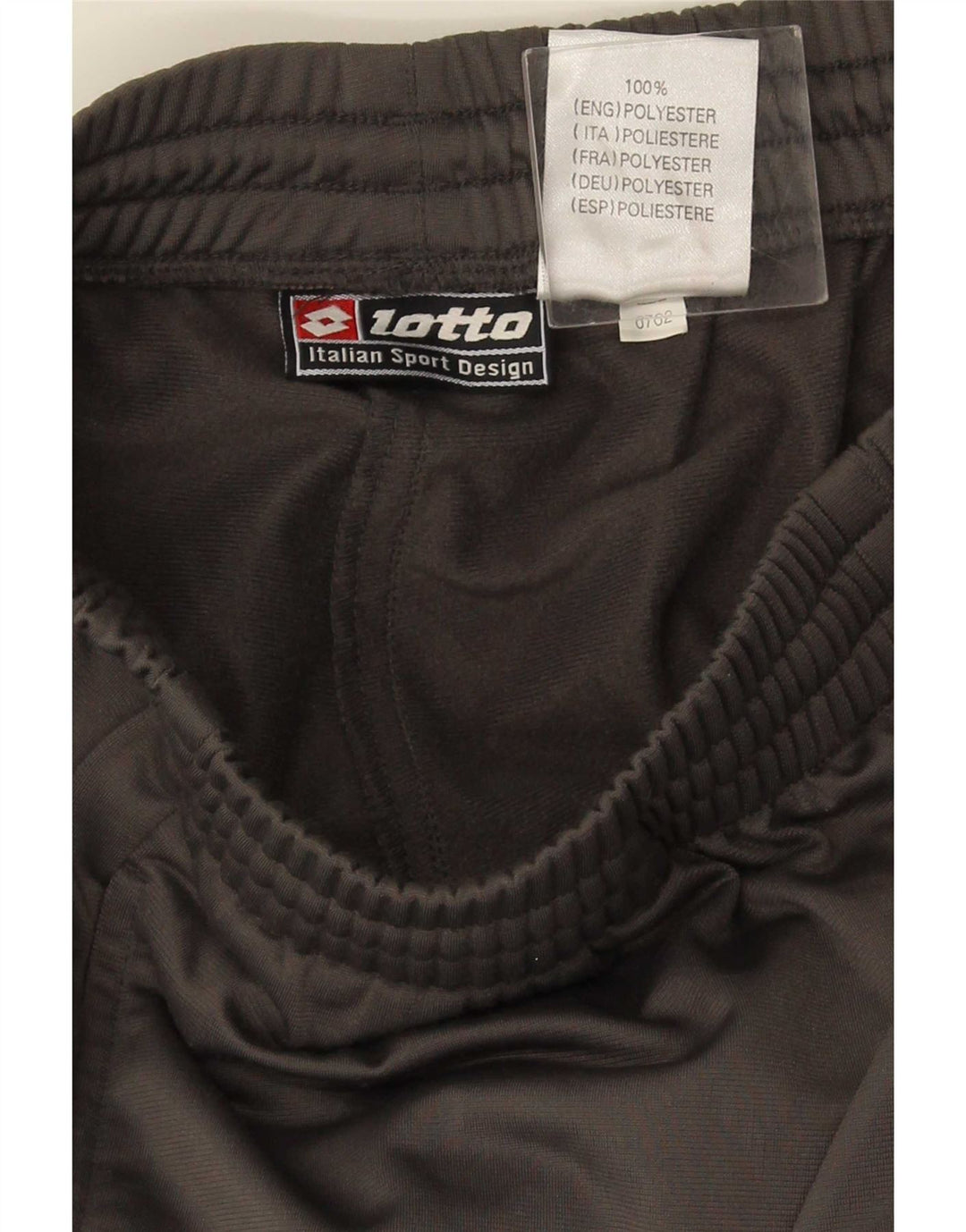 Calça de treino masculina Lotto UK 40/42 poliéster cinza grande