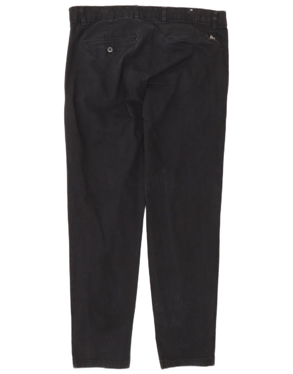 Zara Mens Slim Chino Calças EU 44 Grande W34 L30 Preto