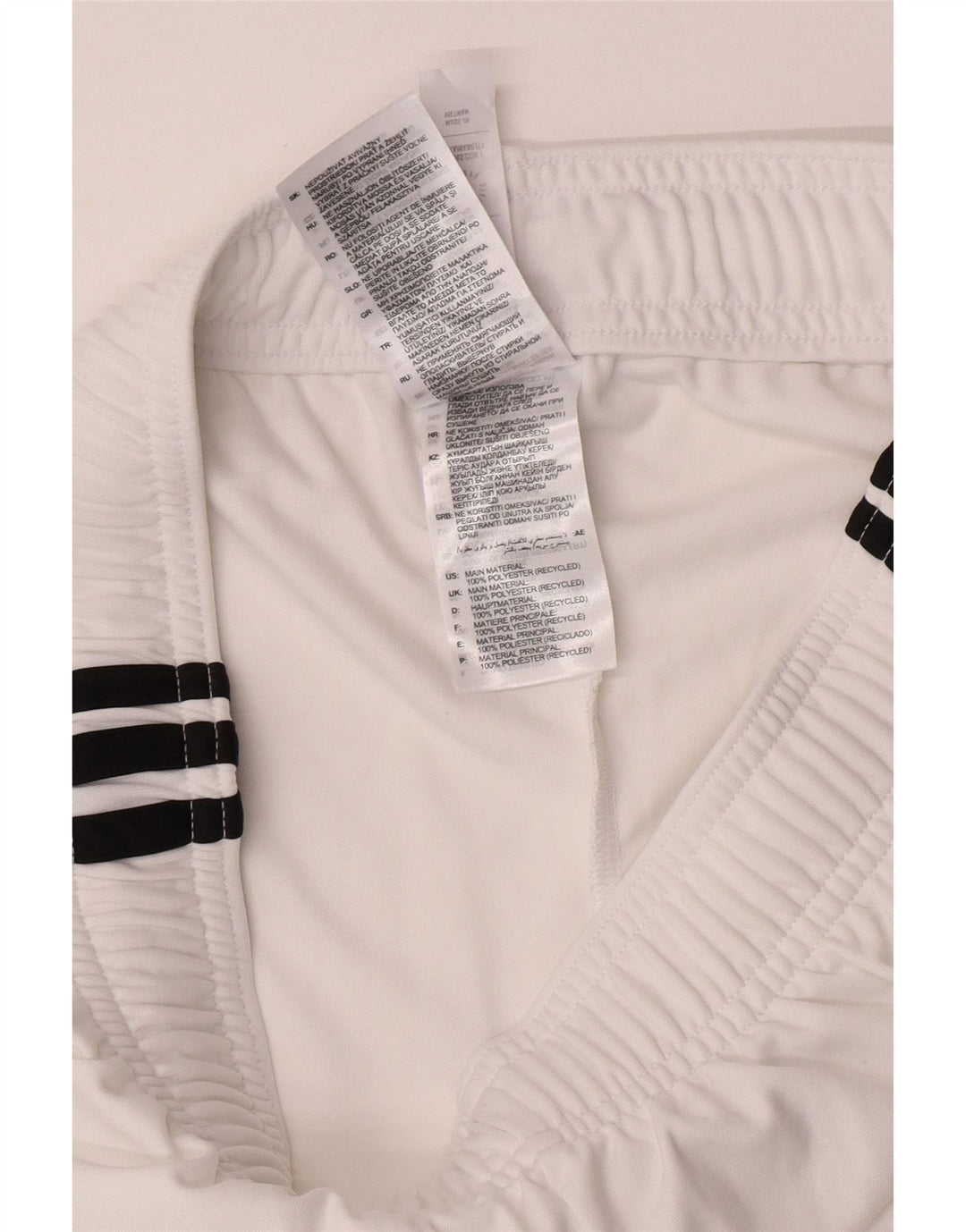 Adidas Mens Manchester United Sport Shorts Médio Branco Poliéster