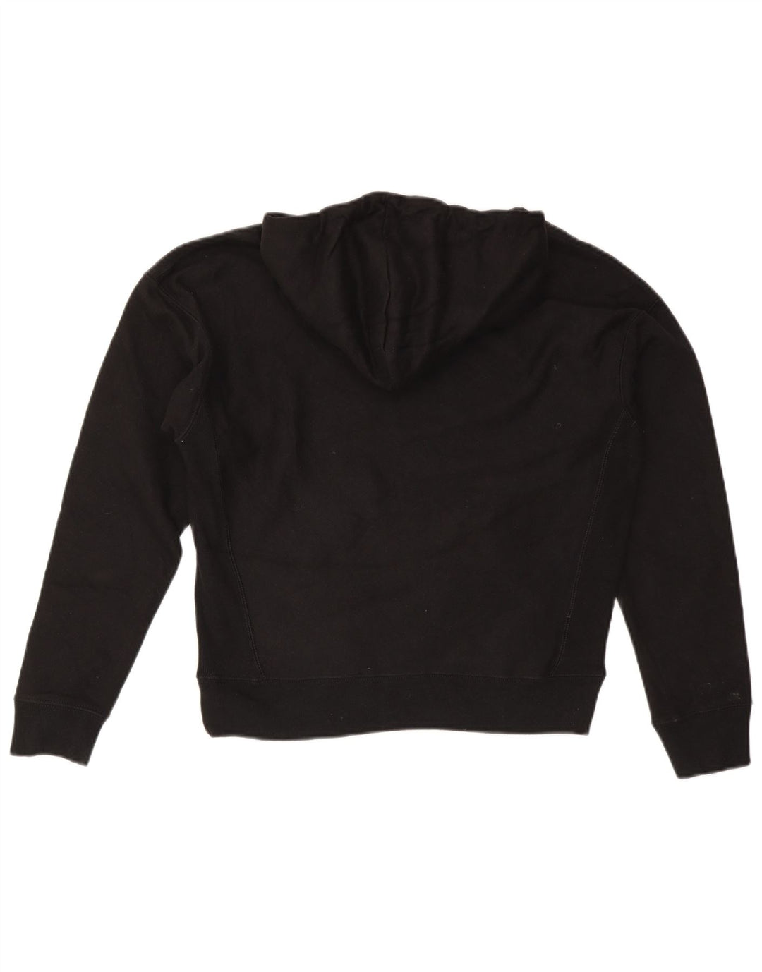 Jumper com capuz feminino Champion UK 14 médio algodão preto