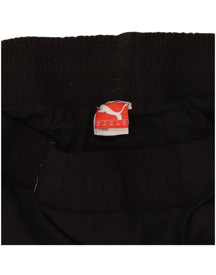 Calça de treino feminina Puma UK 16 grande preta