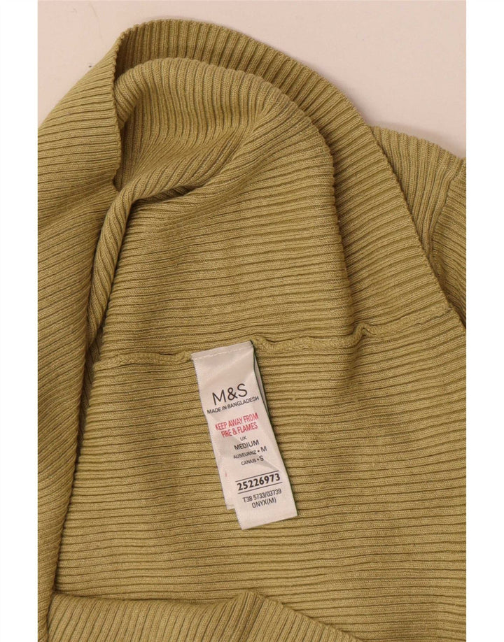 Camiseta feminina Marks & Spencer Top UK 12 Viscose bege médio
