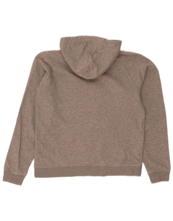 Jumper feminino com capuz gráfico Champion UK 14 algodão cinza médio