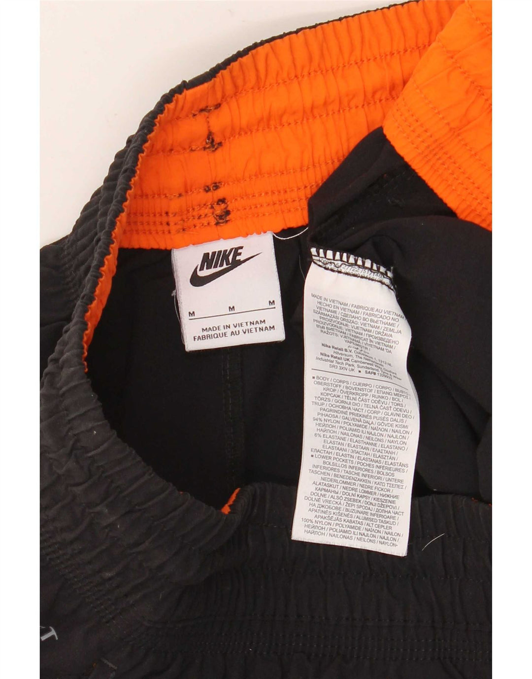 Nike masculino solto ajuste carga calças de treino joggers médio preto náilon