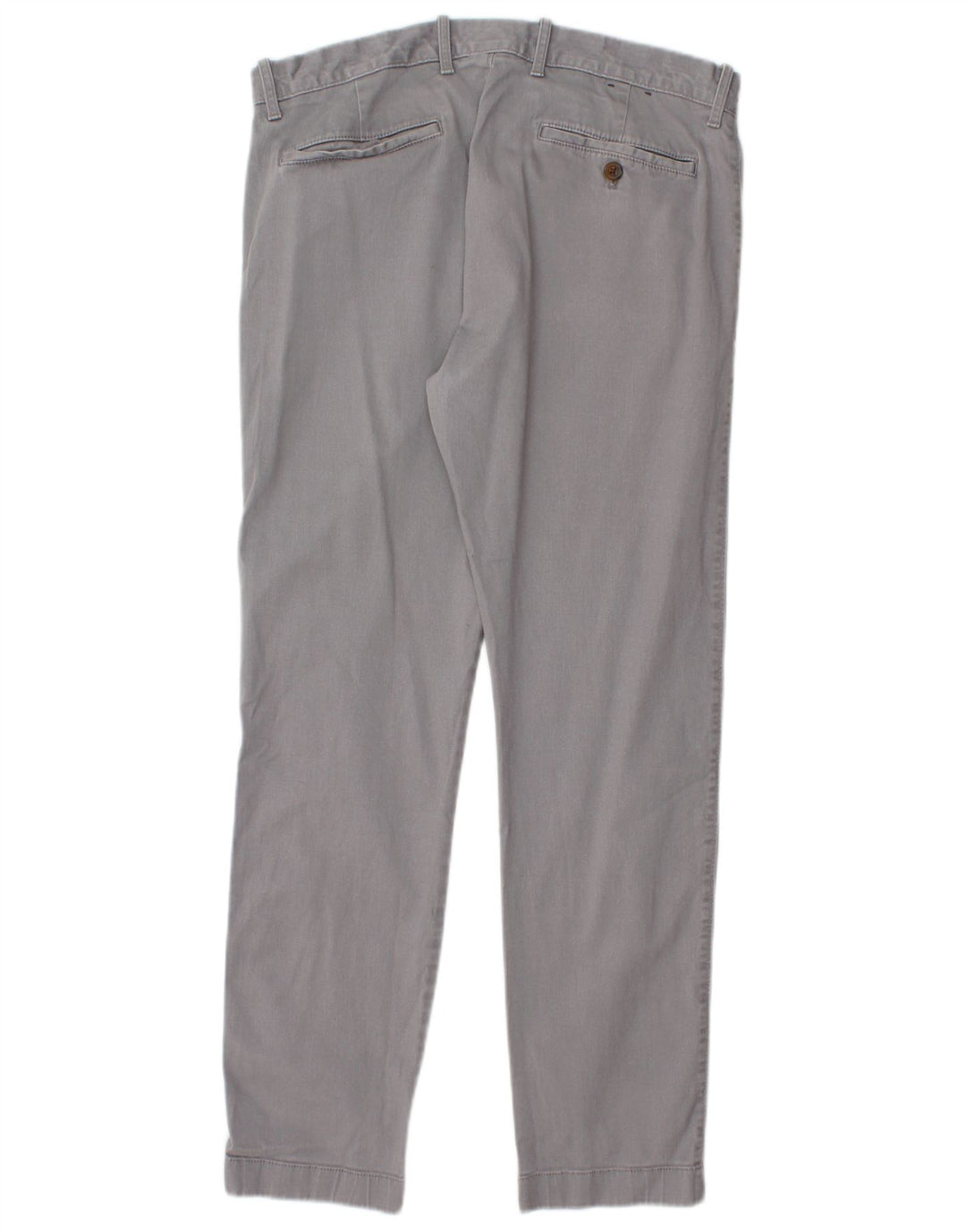 J. CREW Calça Chino Masculina Slim W32 L28 Algodão Cinza