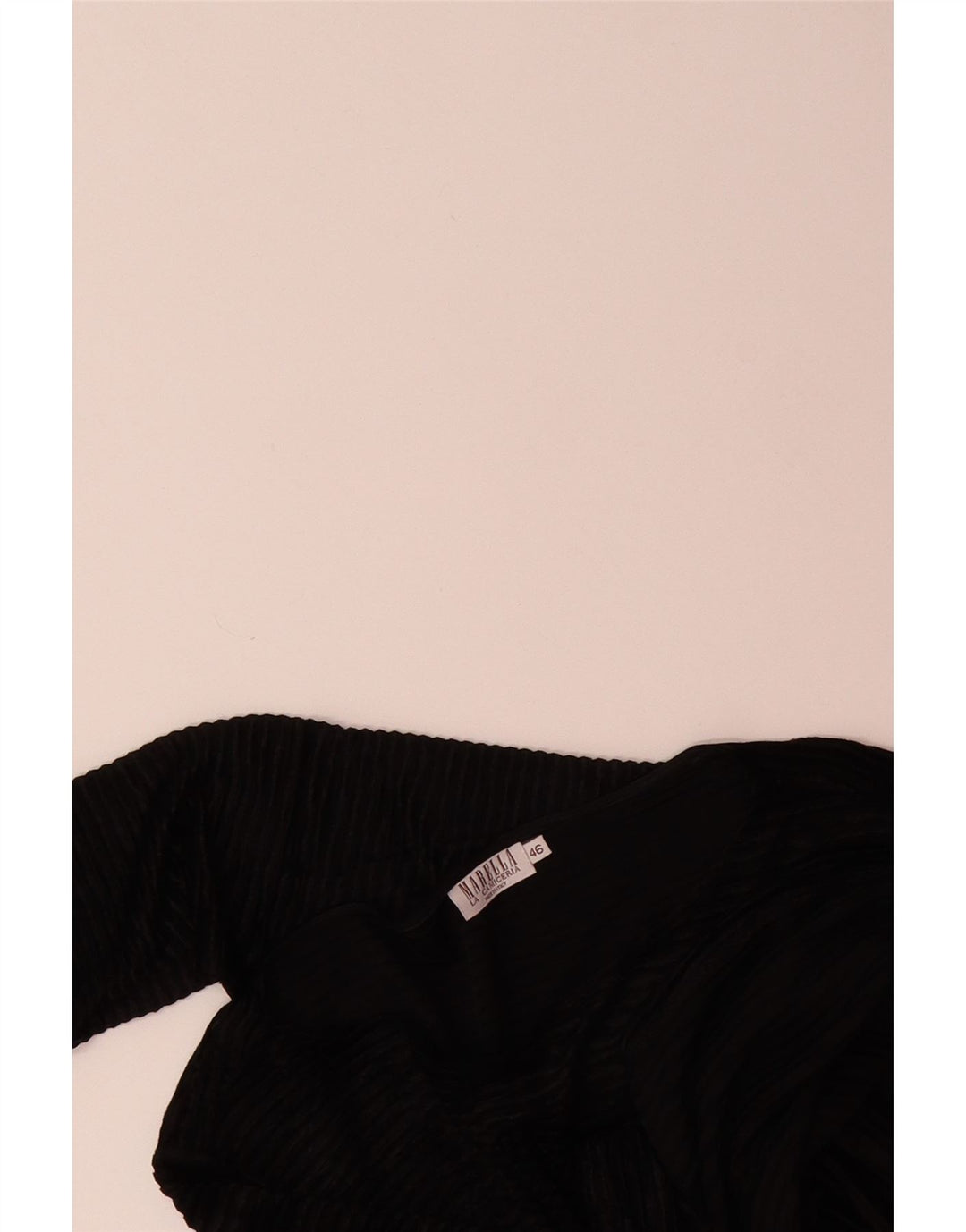 MARELLA Top feminino manga comprida IT 46 grande preto
