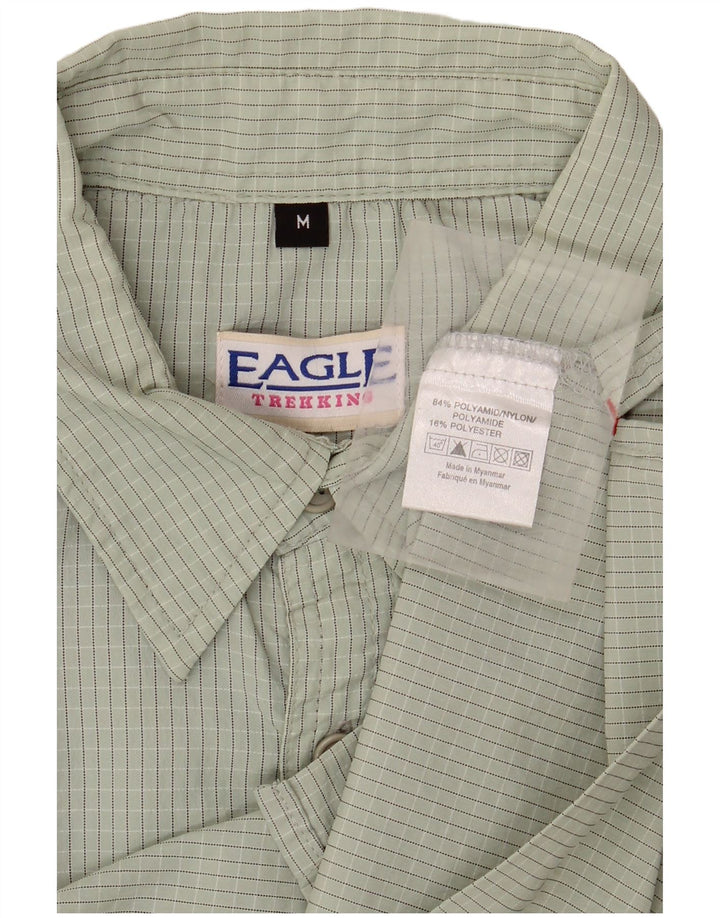 Camisa masculina VINTAGE poliamida verde médio guingão