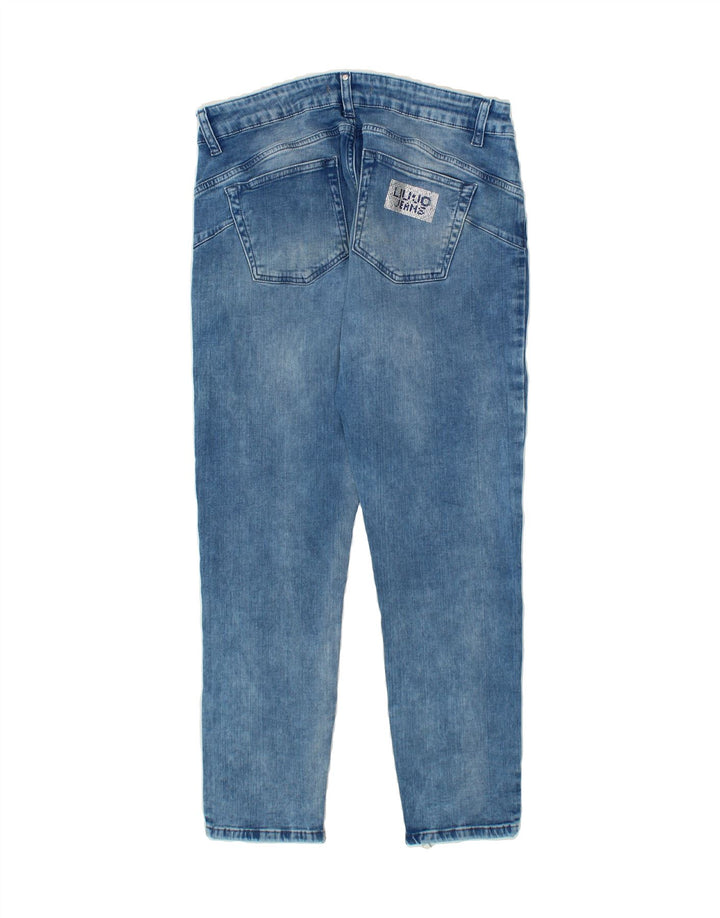 LIU JO Womens Crop Slim Jeans W32 L26  Blue Cotton Vintage Liu Jo and Second-Hand Liu Jo from Messina Hembry 