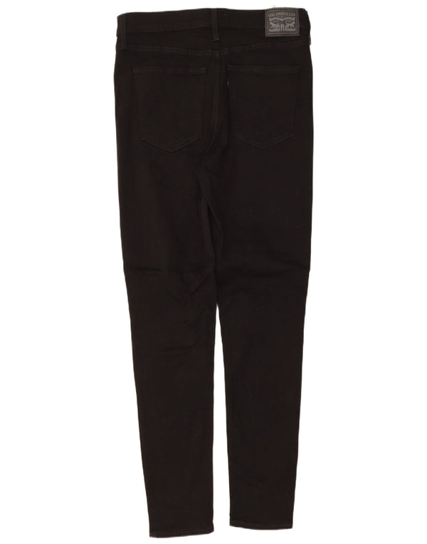 Calça jeans feminina Levi's Mile High Super Skinny W31 L30 de algodão preto