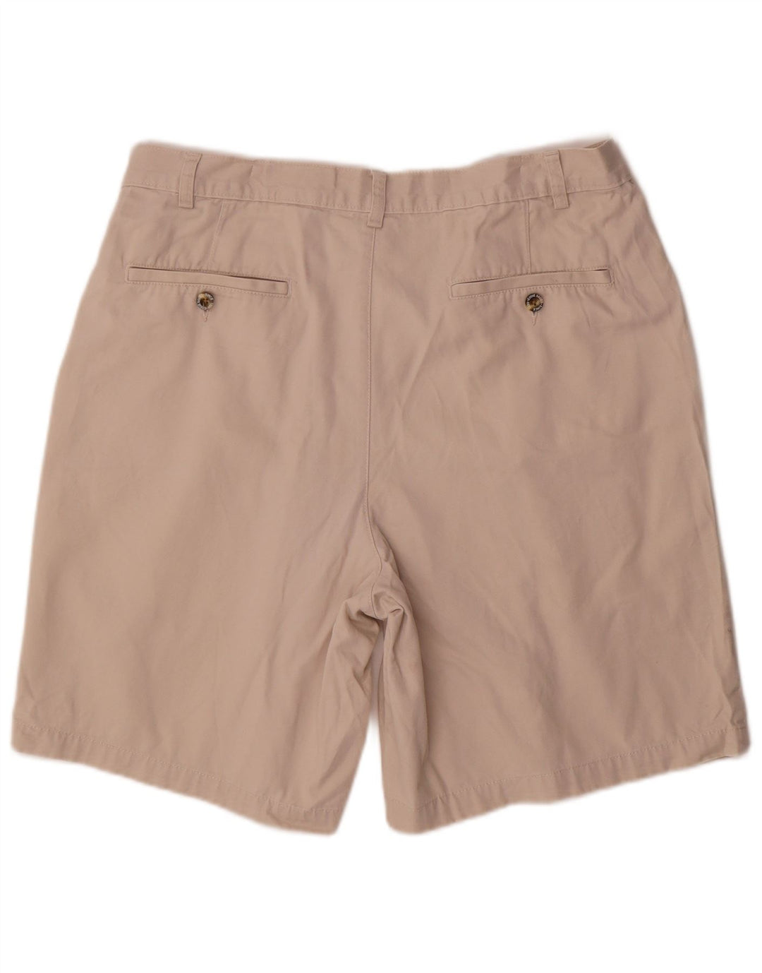 EDDIE BAUER Masculino Pegged Chino Shorts W35 Grande Algodão Bege