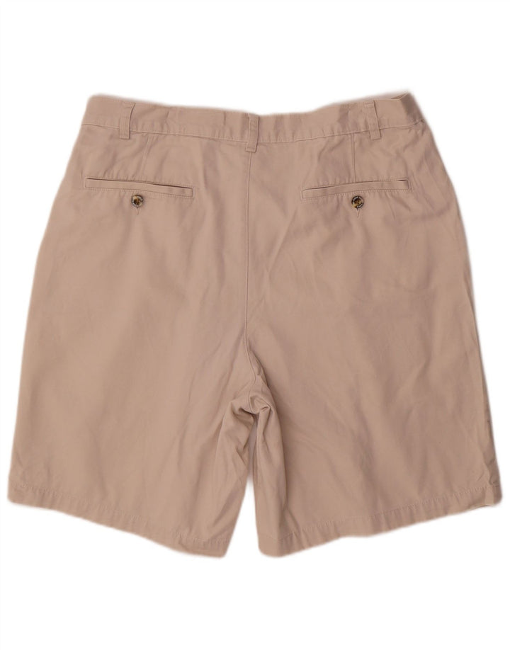 EDDIE BAUER Masculino Pegged Chino Shorts W35 Grande Algodão Bege