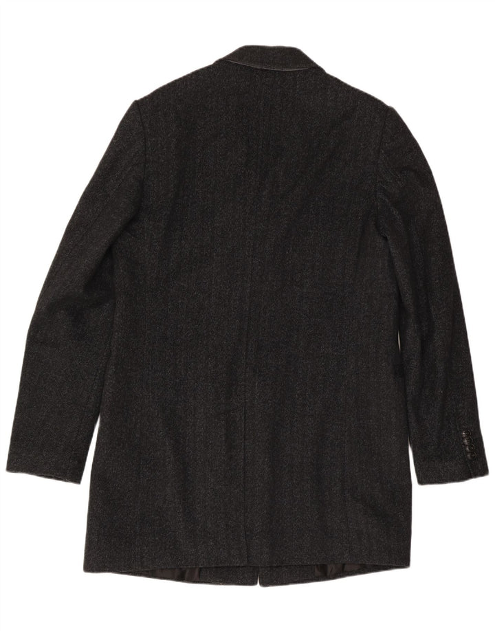 Sobretudo masculino Benetton UK 36 pequeno cinza