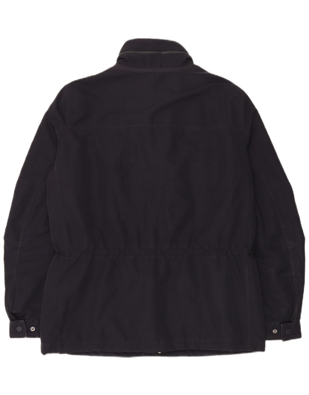 Jaqueta utilitária masculina Geox com capuz UK 42 XL azul marinho