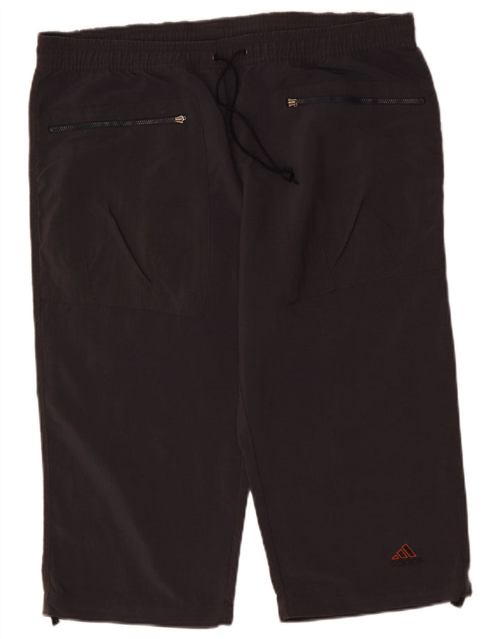 ADIDAS Mens Bermuda Sport Shorts Médio Cinza Poliamida