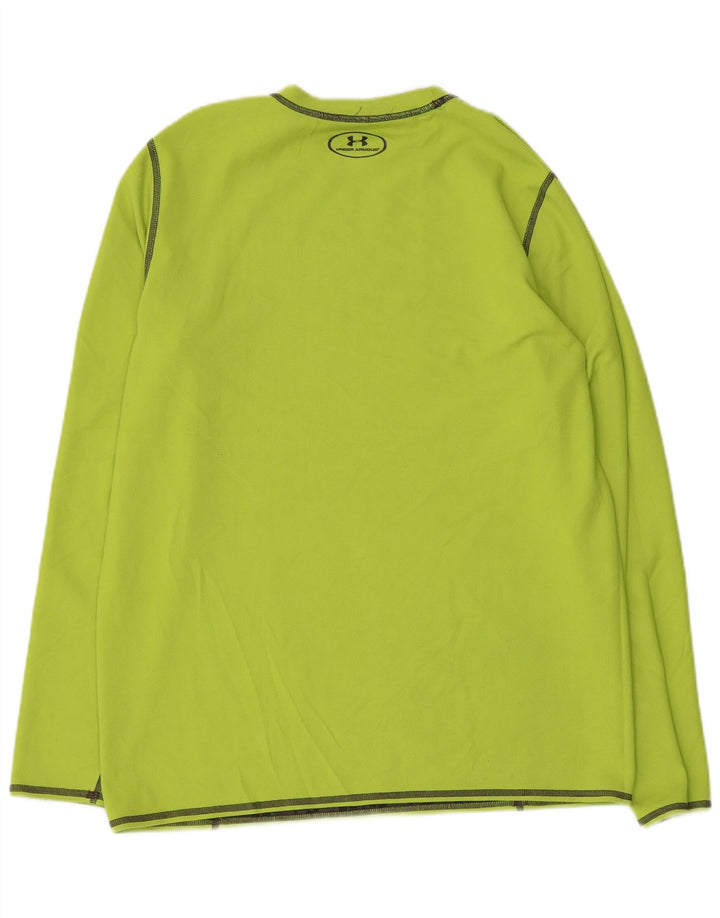 Camiseta masculina reversível UNDER ARMOUR manga comprida xadrez cinza médio