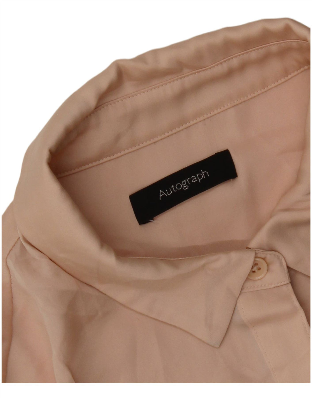 Camisa feminina Marks & Spencer Autograph UK 16 grande rosa
