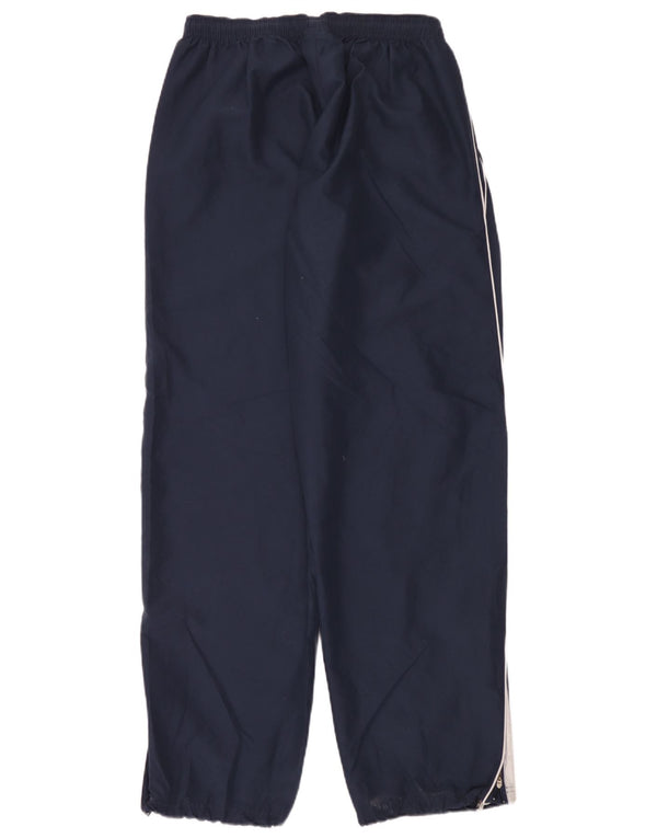 Calça de treino masculina Reebok Graphic grande poliéster azul marinho
