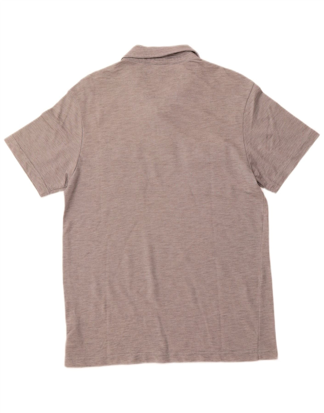 Camisa polo militar masculina GUESS de algodão listrado cinza grande