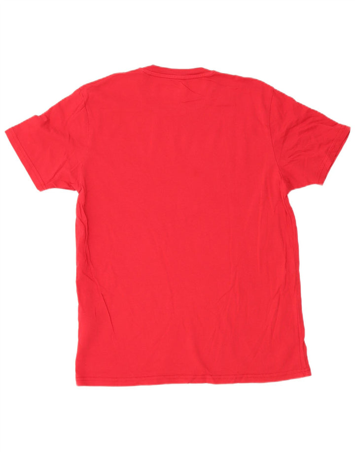 Camiseta masculina Alpha Industries Top médio algodão vermelho