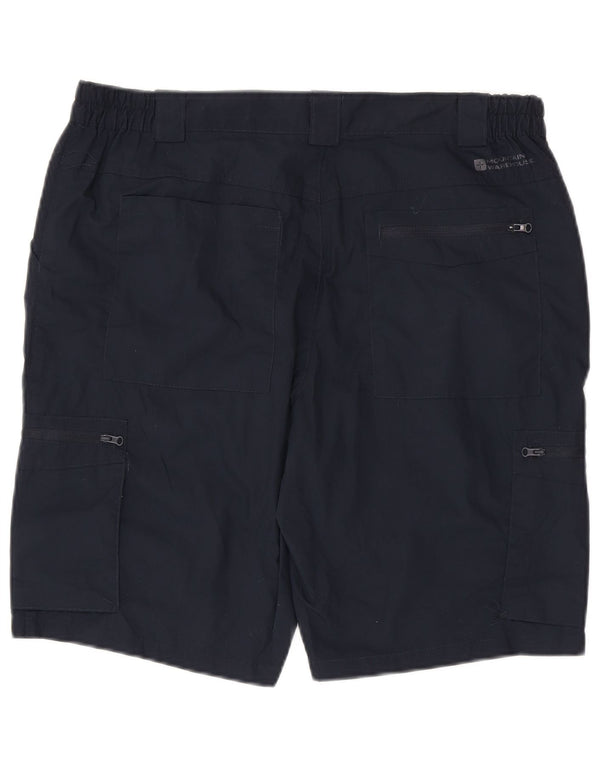 Mountain Warehouse Mens Cargo Shorts W36 Grande Poliéster Azul Marinho