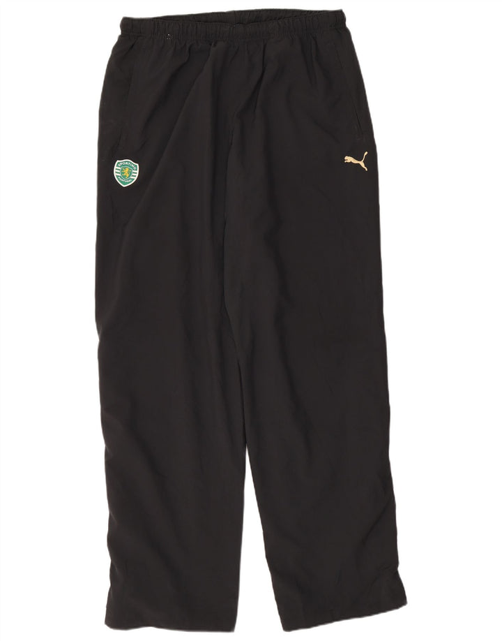 Calça de treino masculina PUMA Portugal grande poliéster azul marinho