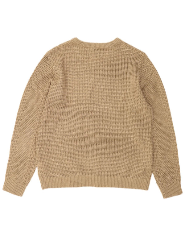 Suéter masculino Jack & Jones com gola redonda 2XL acrílico bege