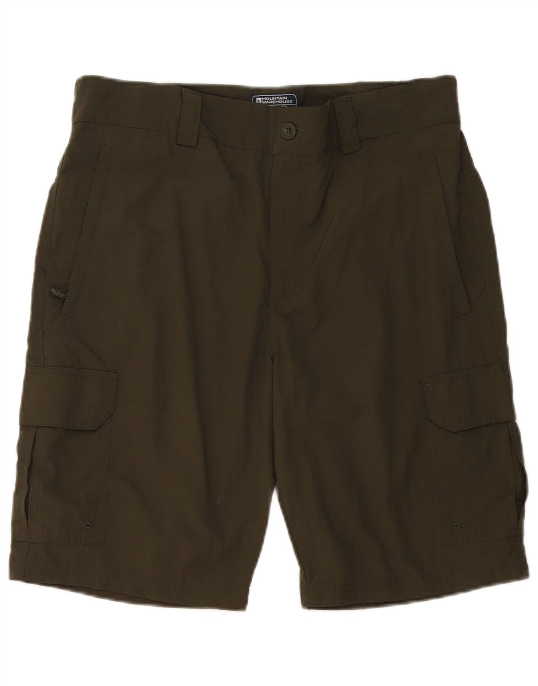 Shorts cargo feminino Mountain Warehouse W34 grande poliamida cáqui