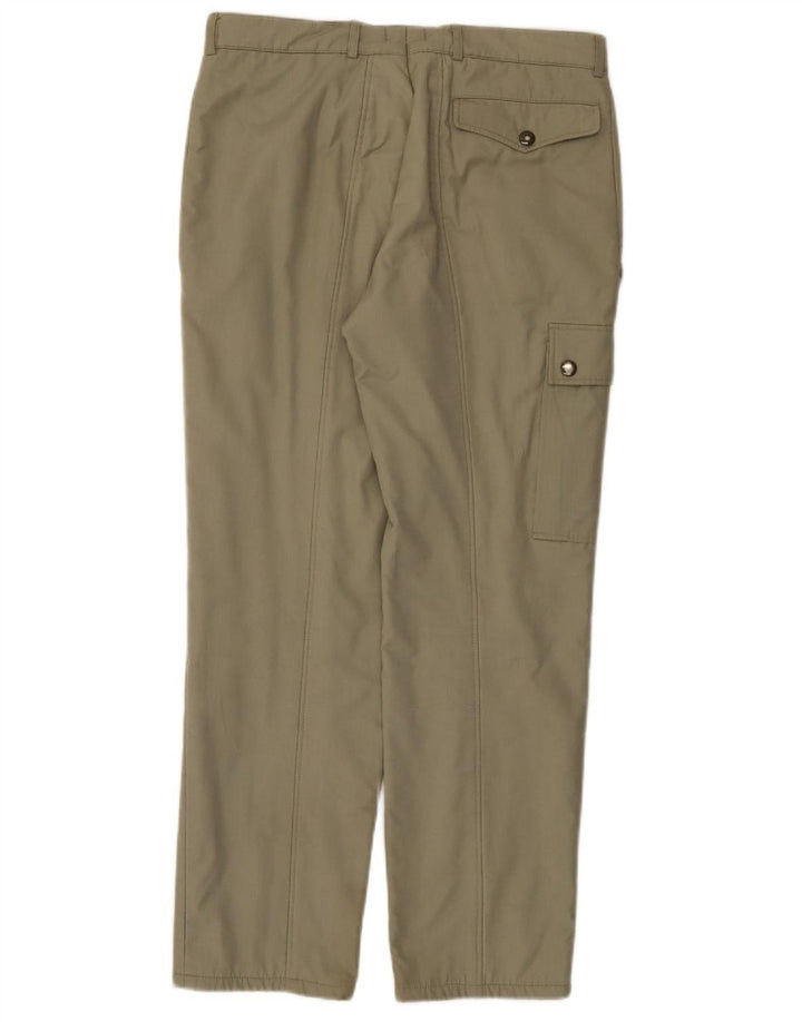 Calça cargo reta masculina VINTAGE W32 L29 cáqui