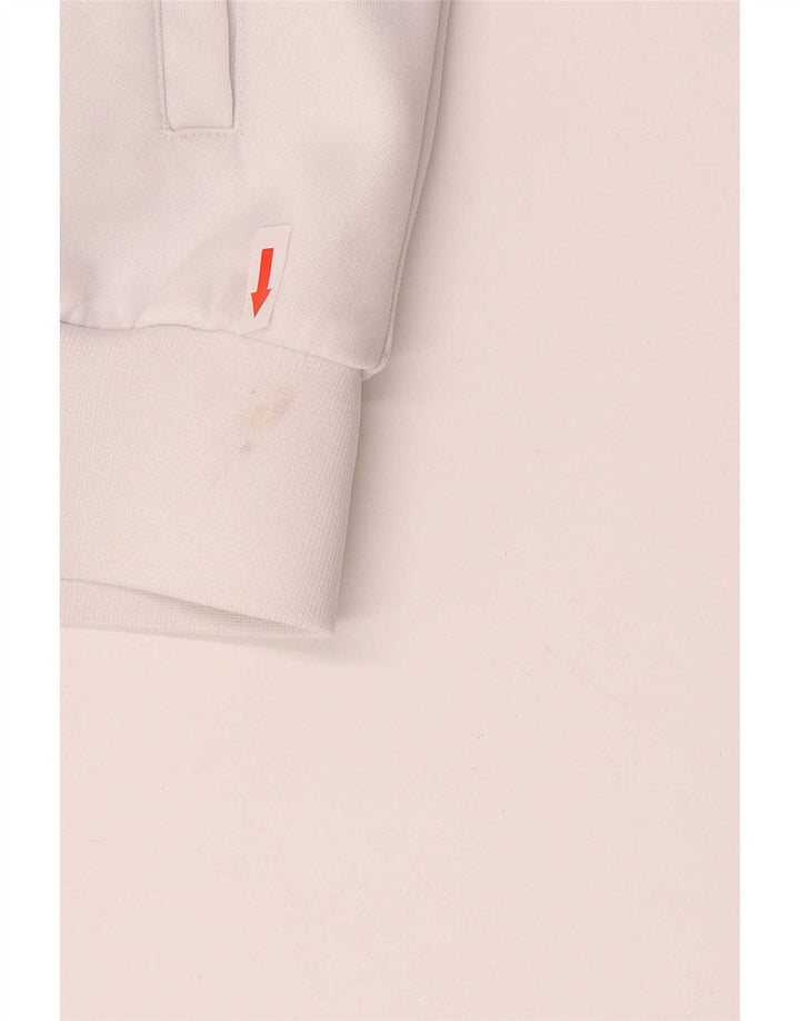 Ellesse Mens Treino Top Jacket Pequeno Poliéster Branco Esportes
