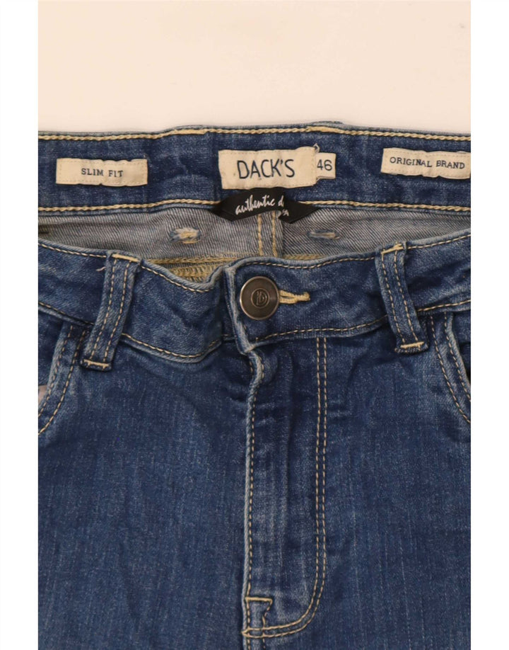Jeans Slim Masculino Dack IT 46 Pequeno W30 L29 Azul