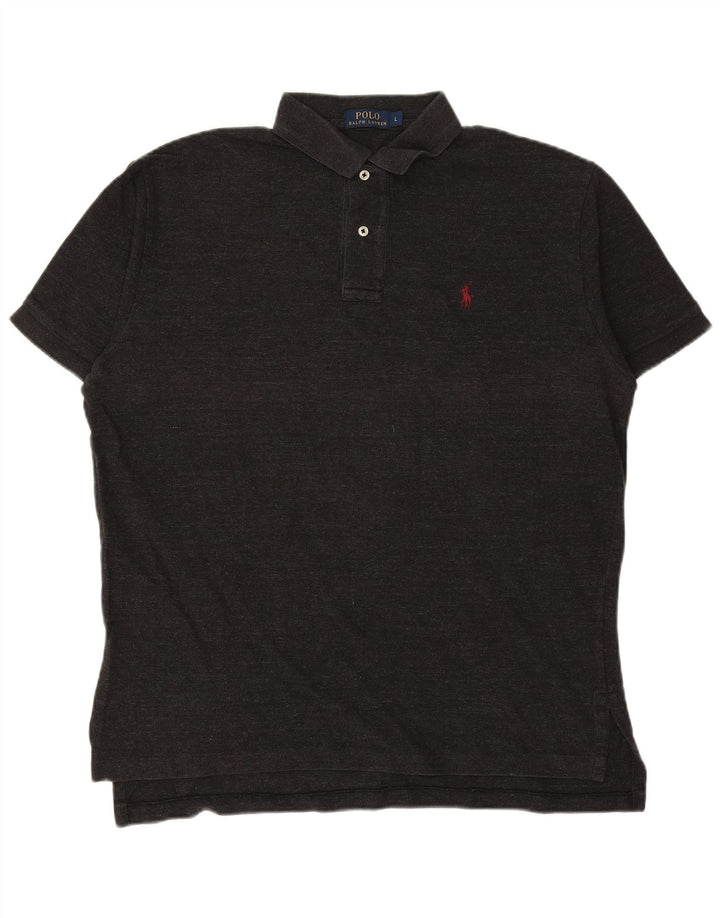 Camisa polo masculina POLO RALPH LAUREN grande cinza