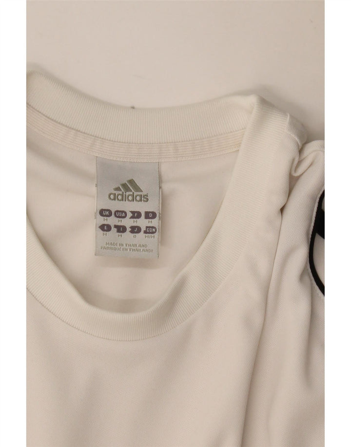 Camiseta Adidas Masculina Climalite Top Médio Branco