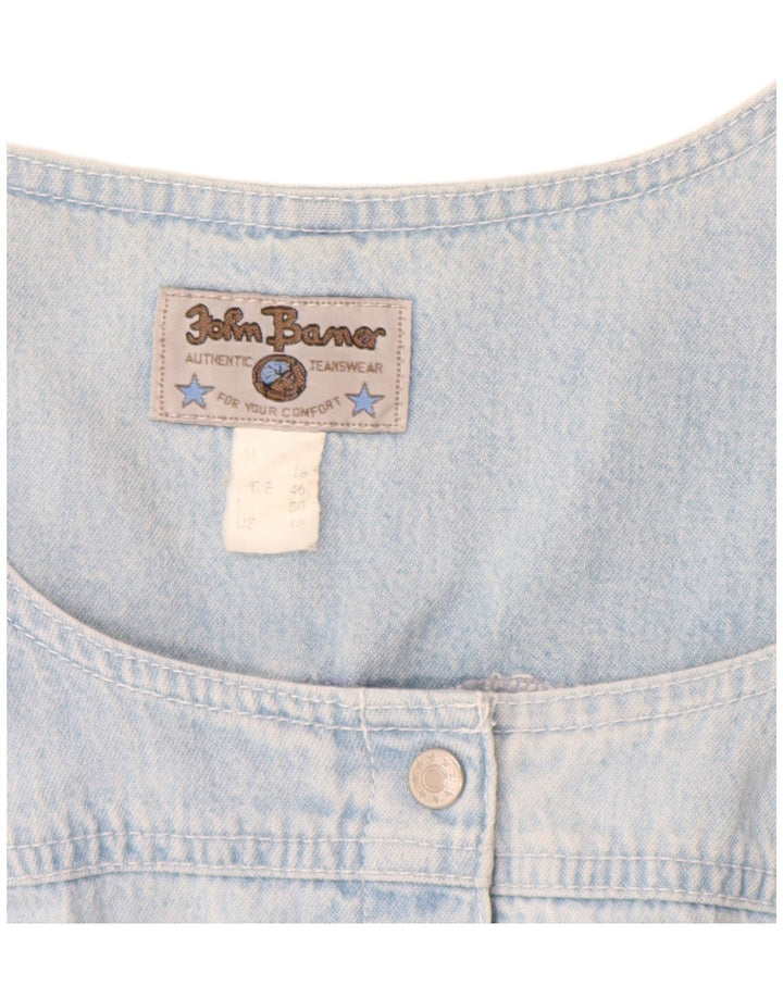 Vestido jeans feminino sem mangas JOHN BANER IT 50 XL algodão azul