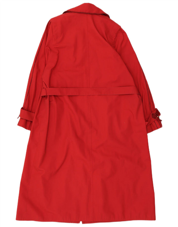 Trench Coat feminino VINTAGE UK 14 vermelho médio