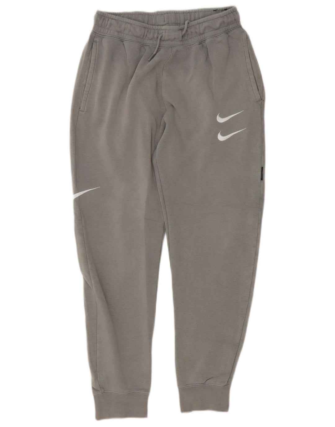 Nike Mens Graphic Calças de treino Joggers Pequeno Algodão Cinza