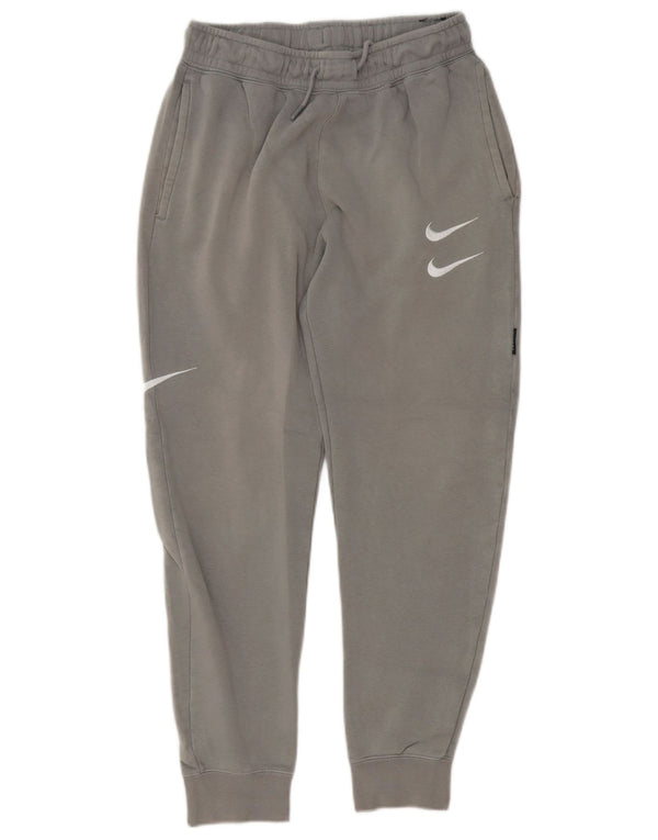 Nike Mens Graphic Calças de treino Joggers Pequeno Algodão Cinza