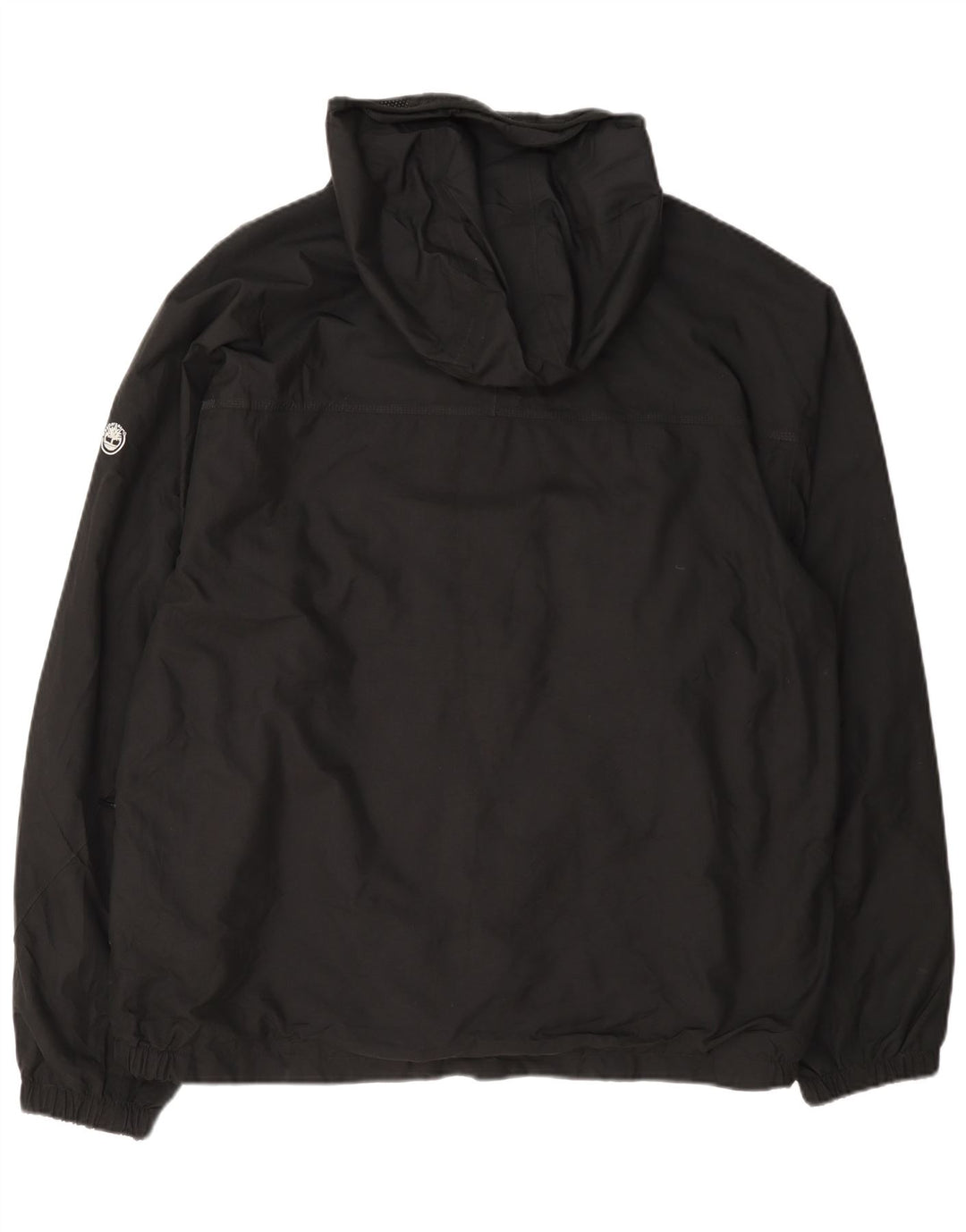 Jaqueta de chuva masculina com capuz Timberland UK 40 grande nylon preto