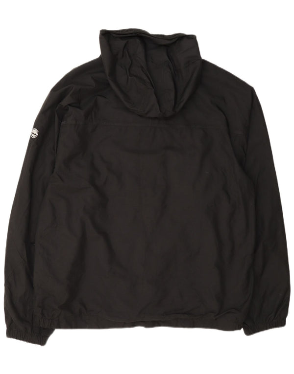 Jaqueta de chuva masculina com capuz Timberland UK 40 grande nylon preto