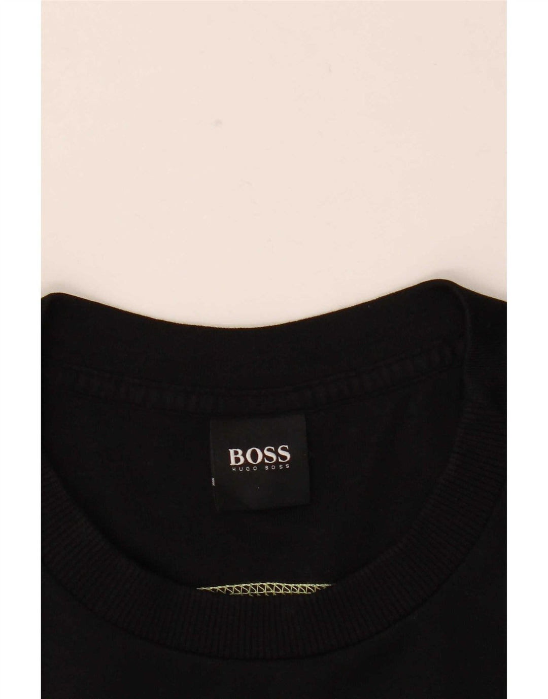 Hugo Boss moletom gráfico masculino jumper grande algodão preto