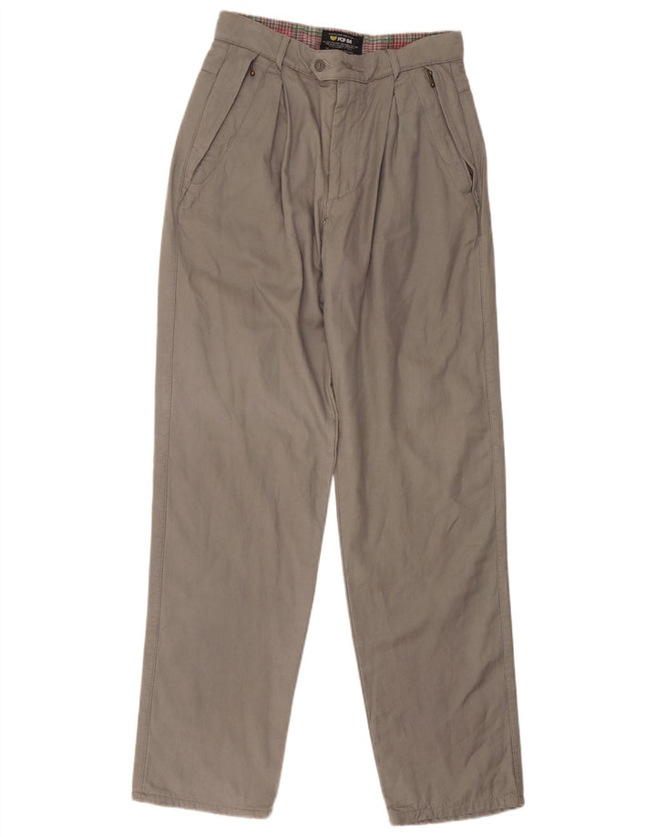 Calça de terno masculina POP 84 W34 L34 cinza viscose