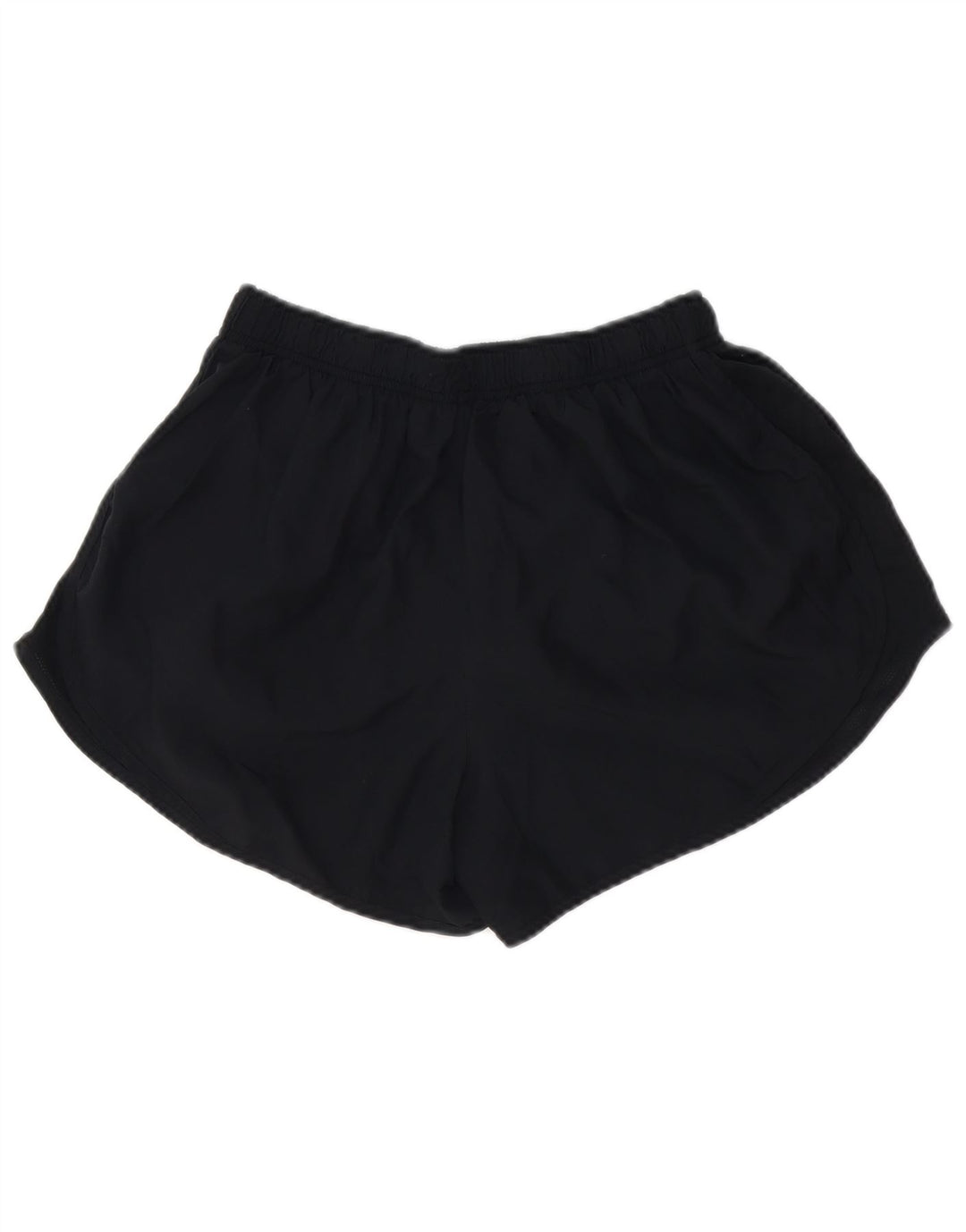 Shorts esportivos femininos Nike Dri Fit UK 14 grande poliéster preto