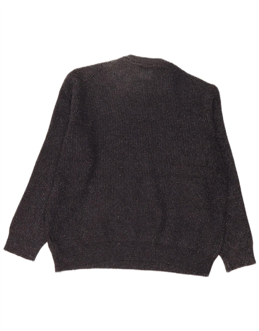Suéter masculino Marks & Spencer com gola redonda XL azul marinho manchado
